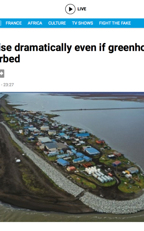 Seas to rise dramatically even if greenhouse gases are curbed