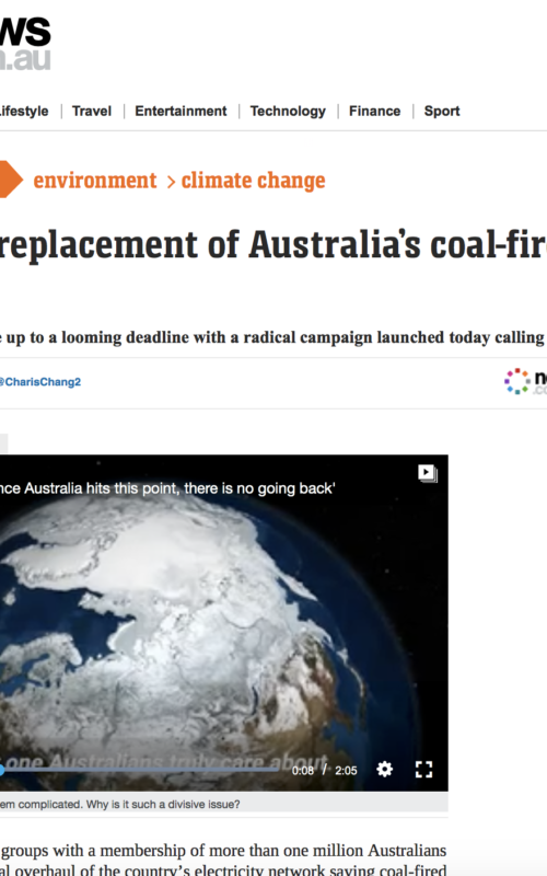 Calls for replacement of Australia’s coal-fire power stations