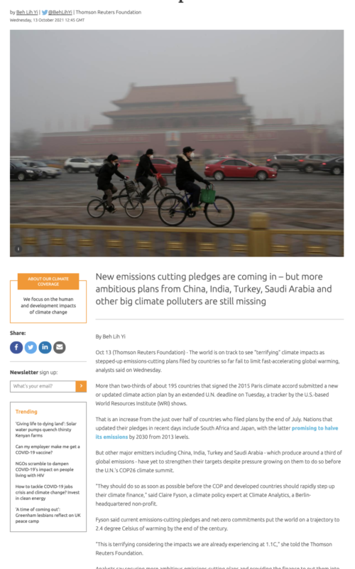 'Terrifying' warming predicted as country climate vows fail to add up