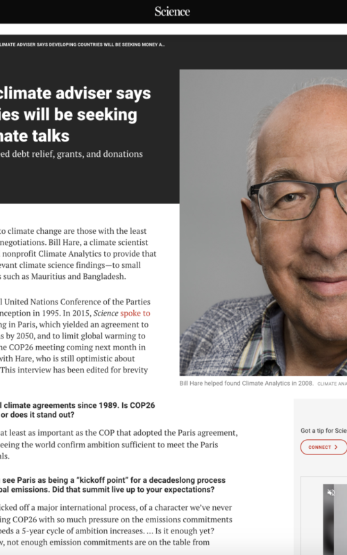 Physicist-turned-climate adviser says developing countries will be seeking money at U.N. climate talks