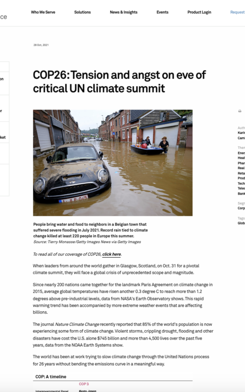 COP26: Tension and angst on eve of critical UN climate summit