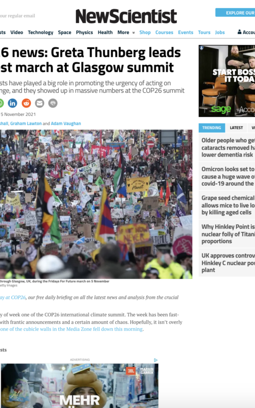 COP26 news: Greta Thunberg leads protest march at Glasgow summit