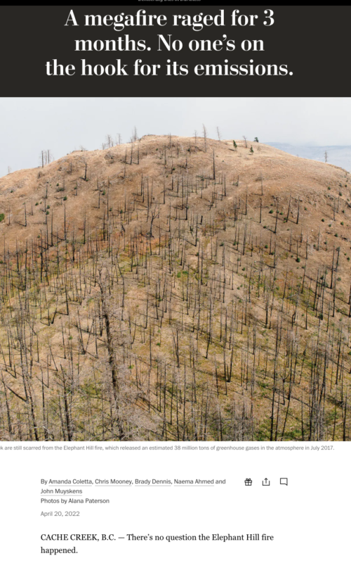A megafire raged for 3months. No one’s on thehook for its emissions.