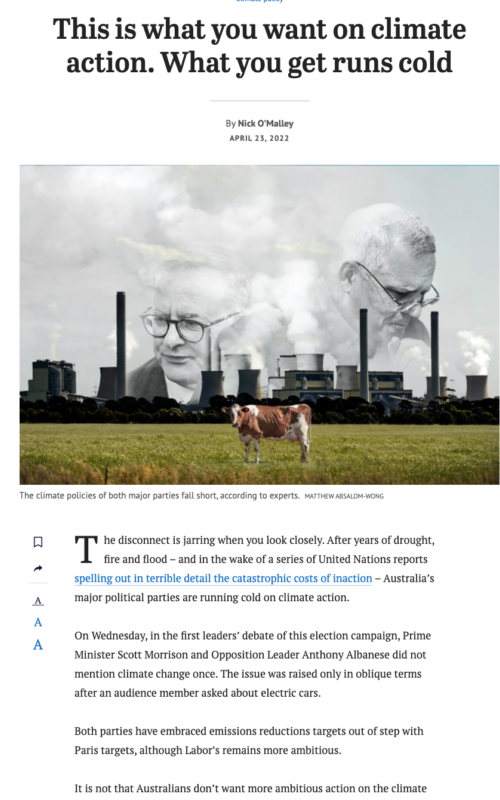 This is what you want on climate action. What you get runs cold