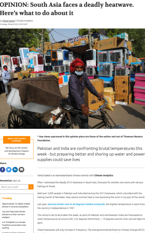 South Asia faces a deadly heatwave. Here’s what to do about it
