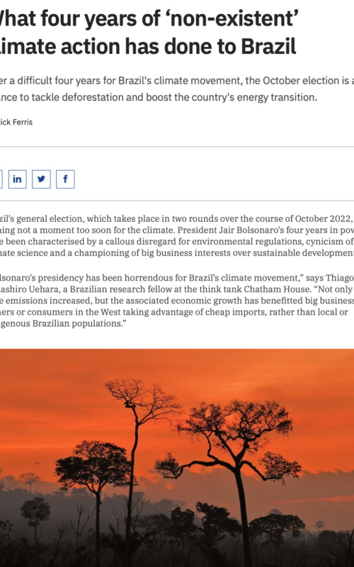 What four years of ‘non-existent’ climate action has done to Brazil