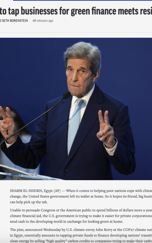 US plan to tap businesses for green finance meets resistance