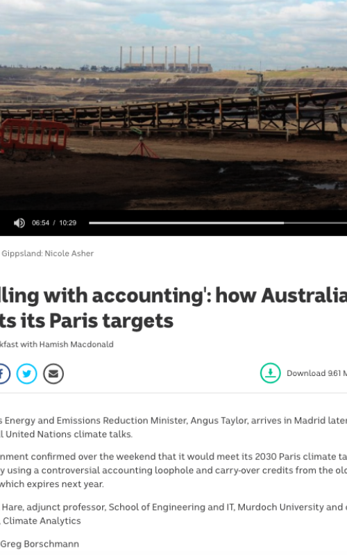 'Fiddling with accounting': how Australia meets its Paris targets