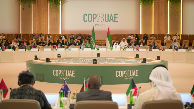 Pre-COP: Plenary, Global Stocktake Plenary, Global Stocktake at Pre-COP in Abu Dhabi on 31 Oct 2023