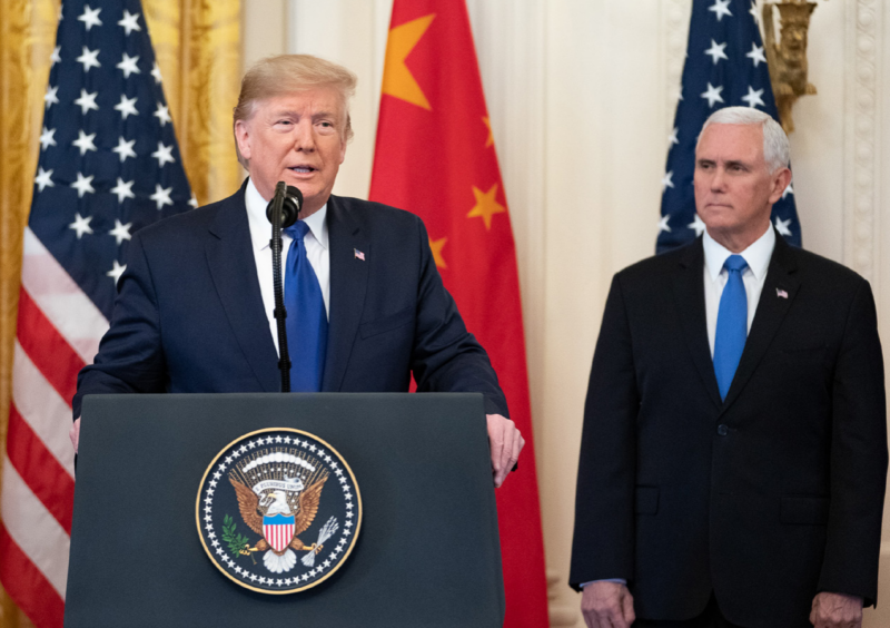 President Trump and Mike Pence, United States Federal Government (public domain)
