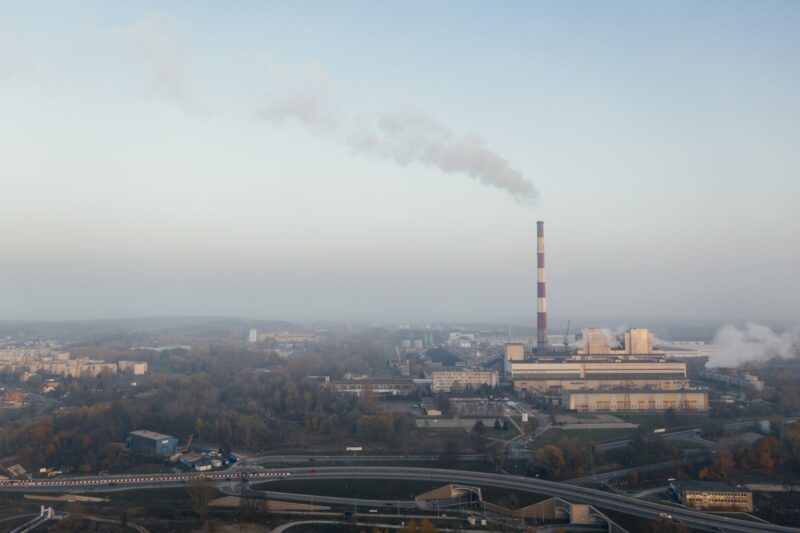 Polish power plant. Photo by Marcin Jozwiak on Unsplash