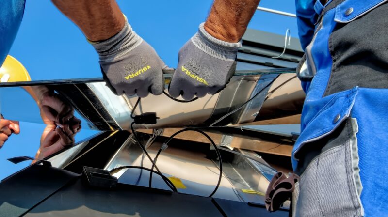 Installing solar panels