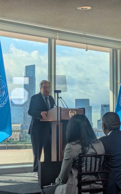 Comment on UNSG's 22 July special climate address