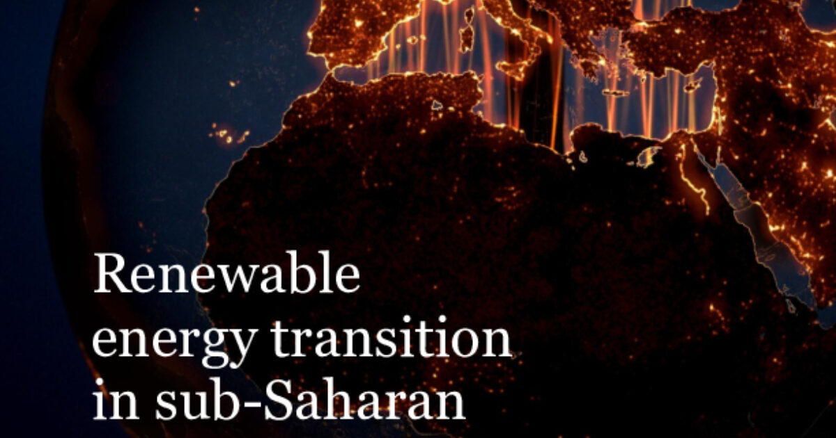 Climate Analytics | Renewable energy transition in sub-Saharan Africa