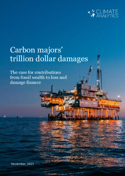 Carbon majors’ trillion dollar damages