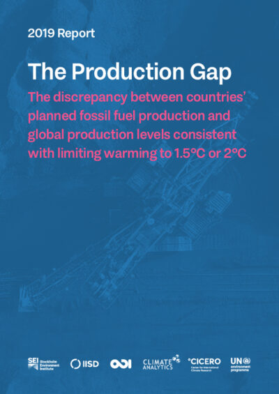 Production Gap 2019 Report