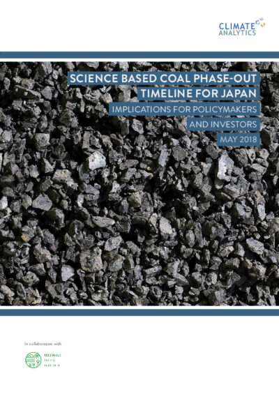 Science based coal phase-out timeline for Japan - Implications for policymakers and investors