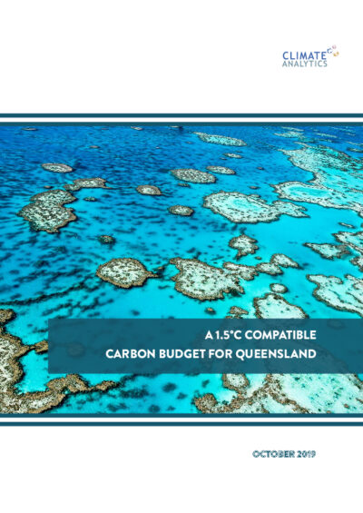 A 1.5°C Compatible Carbon Budget for Queensland