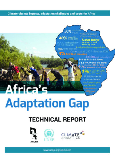 Africa’s adaptation gap: climate change impacts, adaptation challenges and costs for Africa