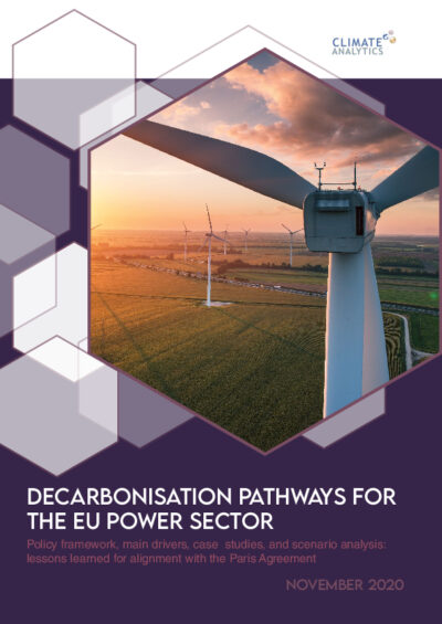 Decarbonisation pathways for the EU power sector