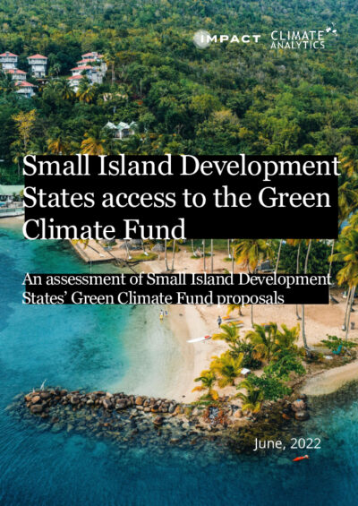 Small Island Developing States access to the Green Climate Fund