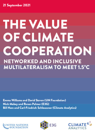 The value of climate cooperation