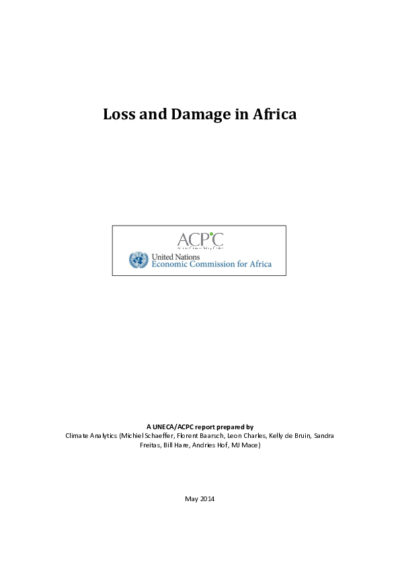Loss and Damage in Africa